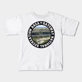 Gateway National Recreation Area circle Kids T-Shirt